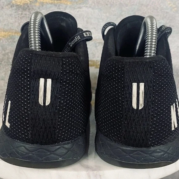 NOBULL Black White Trainer CrossFit Workout Gym Run Sneakers Shoes-Mens 11.5